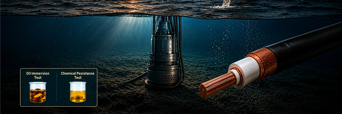 Fluoropolymer Winding Wire Built for 200°C Submersible Service